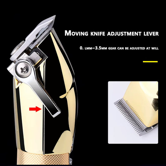 Kemei 5096 Professional 2-Speed Motor Hair Clipper For Men Adjustable Electric Hair Trimmer Beard Rechargeable Haircut Machine