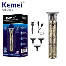 Kemei Professional Electric Hair Clipper Precision Beard Trimmer Retro Relief Rechargeable Oil Head Carving Push Shear KM-700B